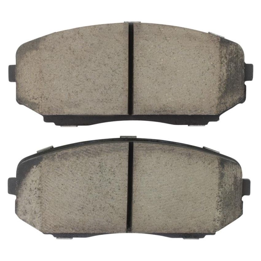 MPA 1003-1258C Quality-Built Black Series Ceramic Brake Pads w/ Hardware