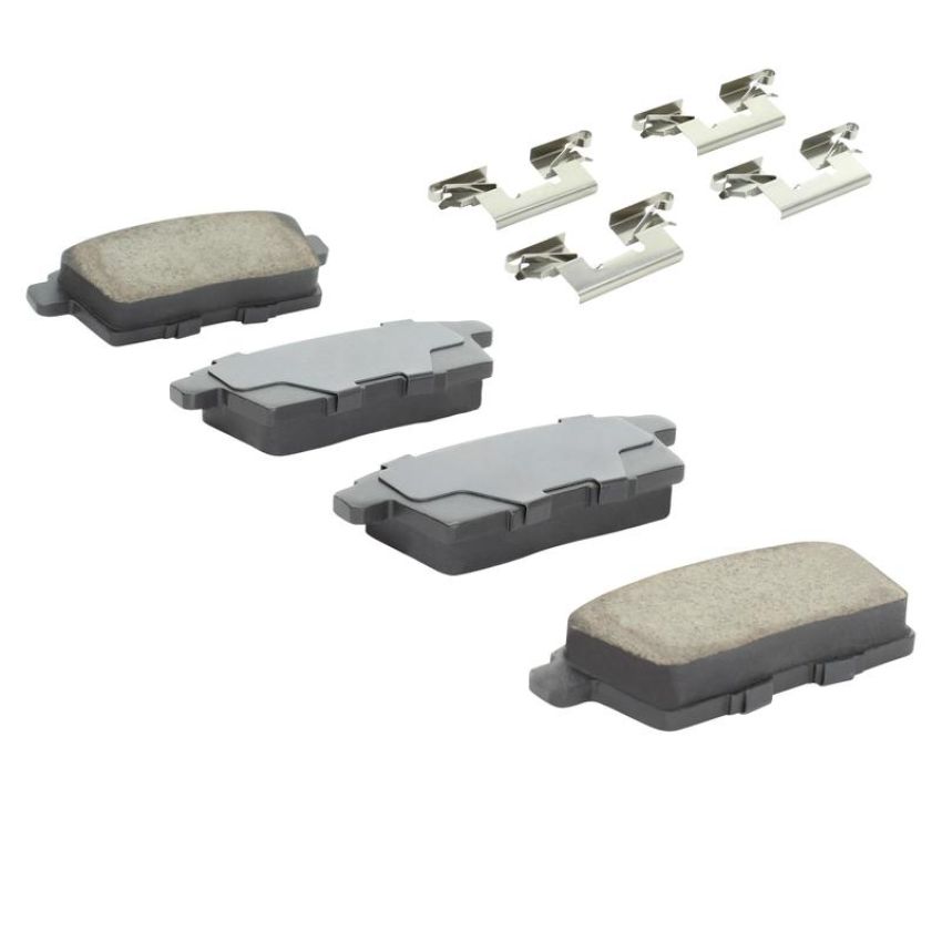 MPA 1003-1259C Quality-Built Black Series Ceramic Brake Pads w/ Hardware