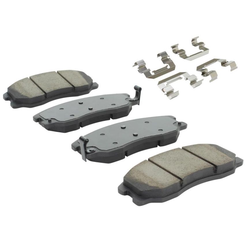 MPA 1003-1264C Quality-Built Black Series Ceramic Brake Pads w/ Hardware