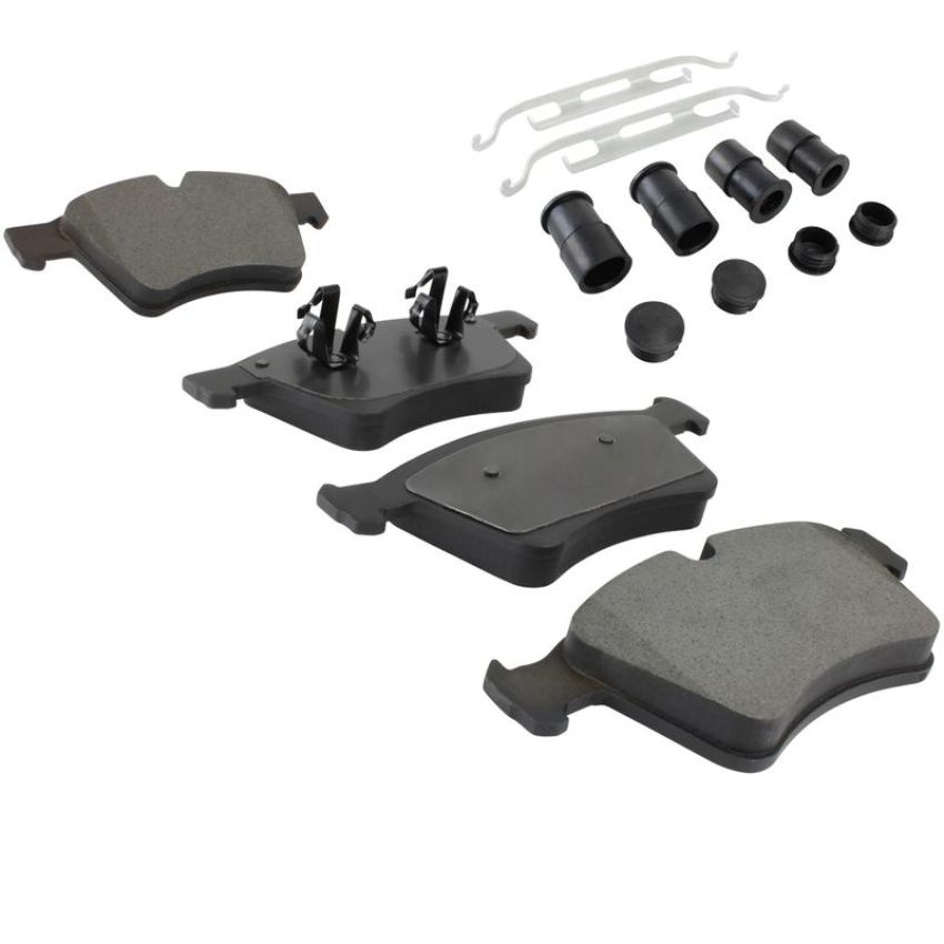 MPA 1003-1272M Quality-Built Black Series Semi-Metallic Brake Pads w/ Hardware