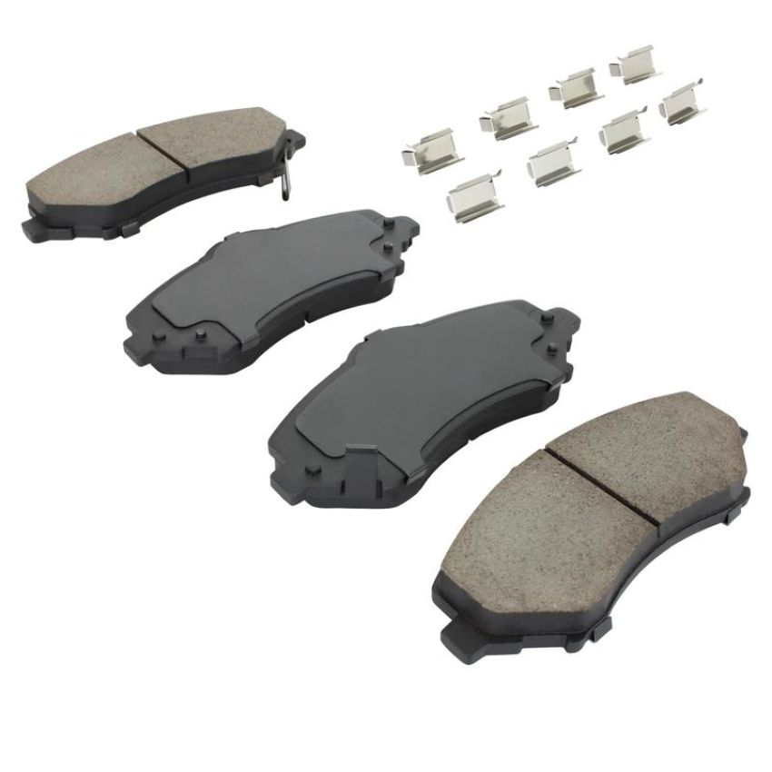 MPA 1003-1273C Quality-Built Black Series Ceramic Brake Pads w/ Hardware