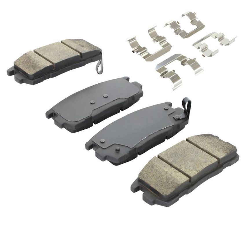 MPA 1003-1275C Quality-Built Black Series Ceramic Brake Pads w/ Hardware