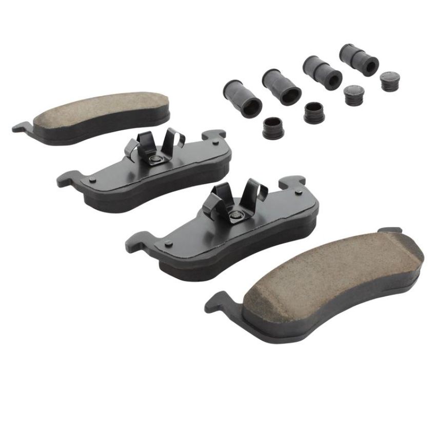 MPA 1003-1279C Quality-Built Black Series Ceramic Brake Pads w/ Hardware