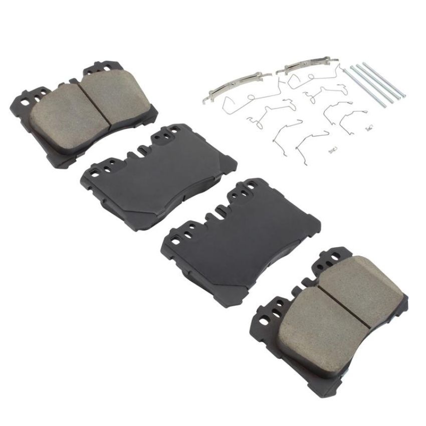 MPA 1003-1282C Quality-Built Black Series Ceramic Brake Pads w/ Hardware