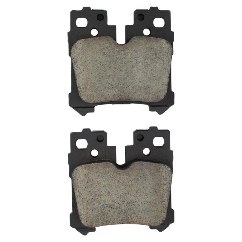 MPA 1003-1283C Quality-Built Black Series Ceramic Brake Pads w/ Hardware