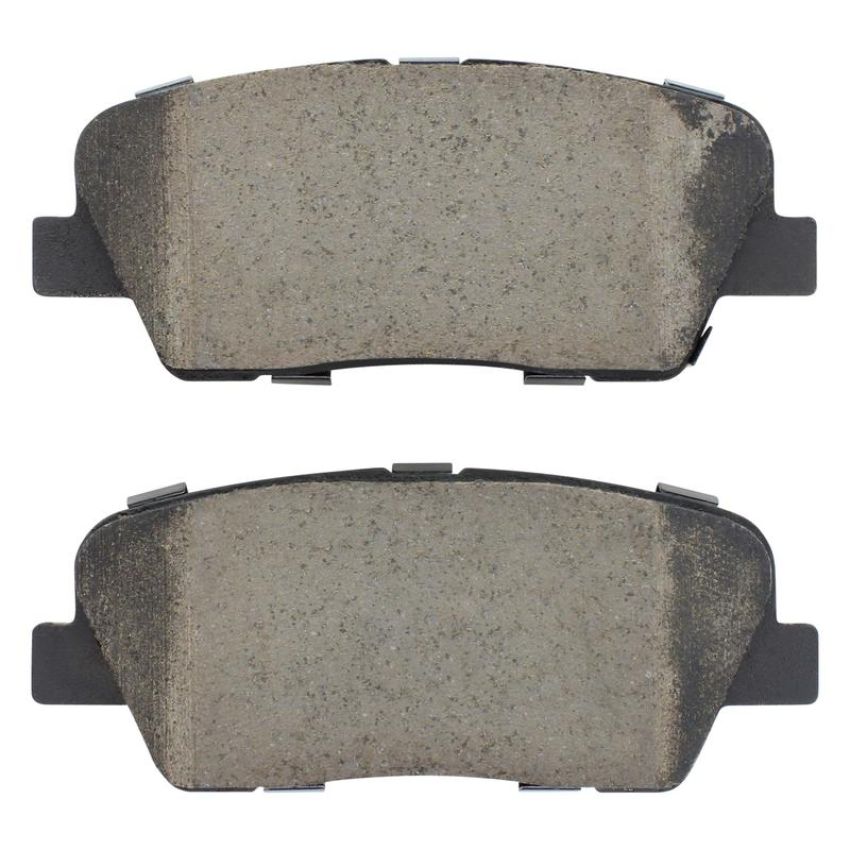 MPA 1003-1284C Quality-Built Black Series Ceramic Brake Pads w/ Hardware