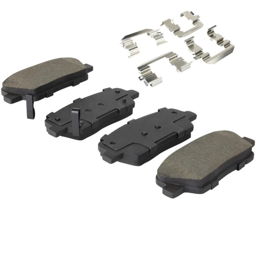 MPA 1003-1284CC Quality-Built Black Series Ceramic Brake Pads w/ Hardware