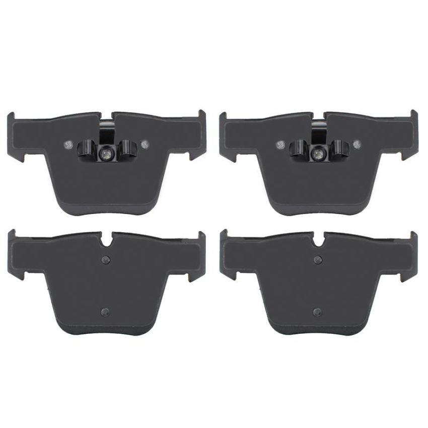 MPA 1003-1289M Quality-Built Black Series Semi-Metallic Brake Pads w/ Hardware