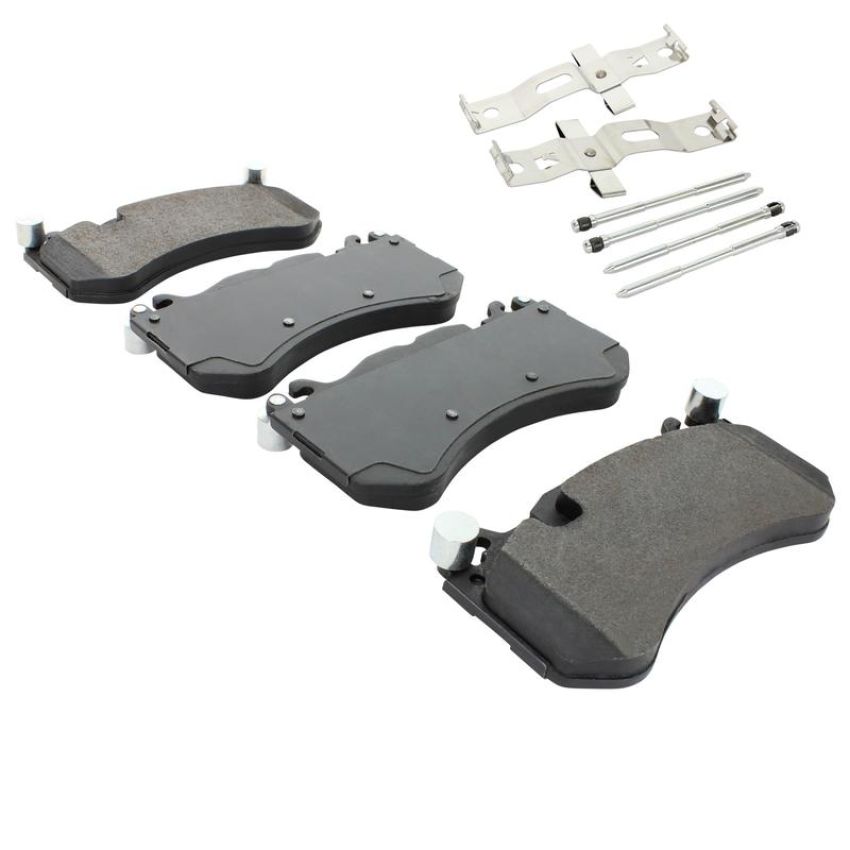 MPA 1003-1291AM Quality-Built Black Series Semi-Metallic Brake Pads w/ Hardware