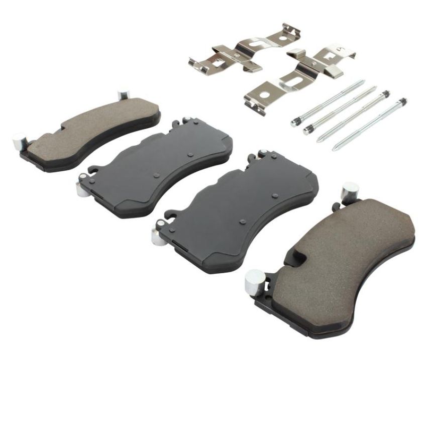 MPA 1003-1291C Quality-Built Black Series Ceramic Brake Pads w/ Hardware