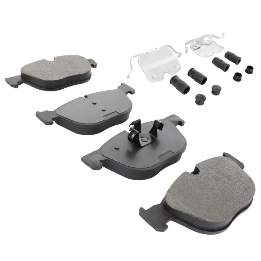 MPA 1003-1294C Quality-Built Black Series Ceramic Brake Pads w/ Hardware