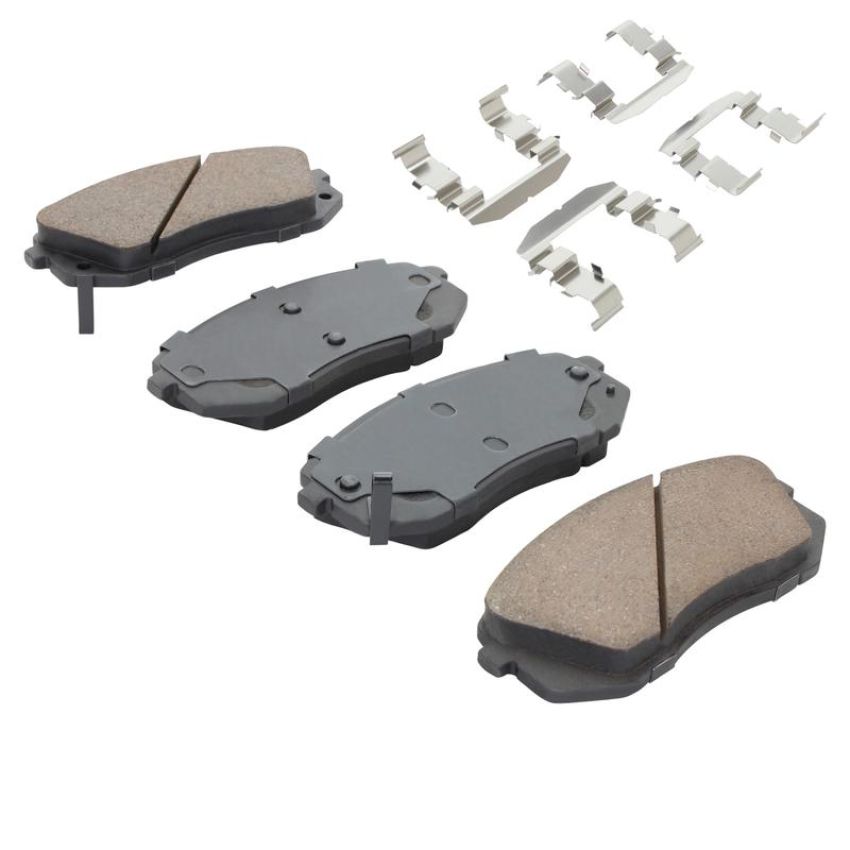 MPA 1003-1295AC Quality-Built Black Series Ceramic Brake Pads w/ Hardware