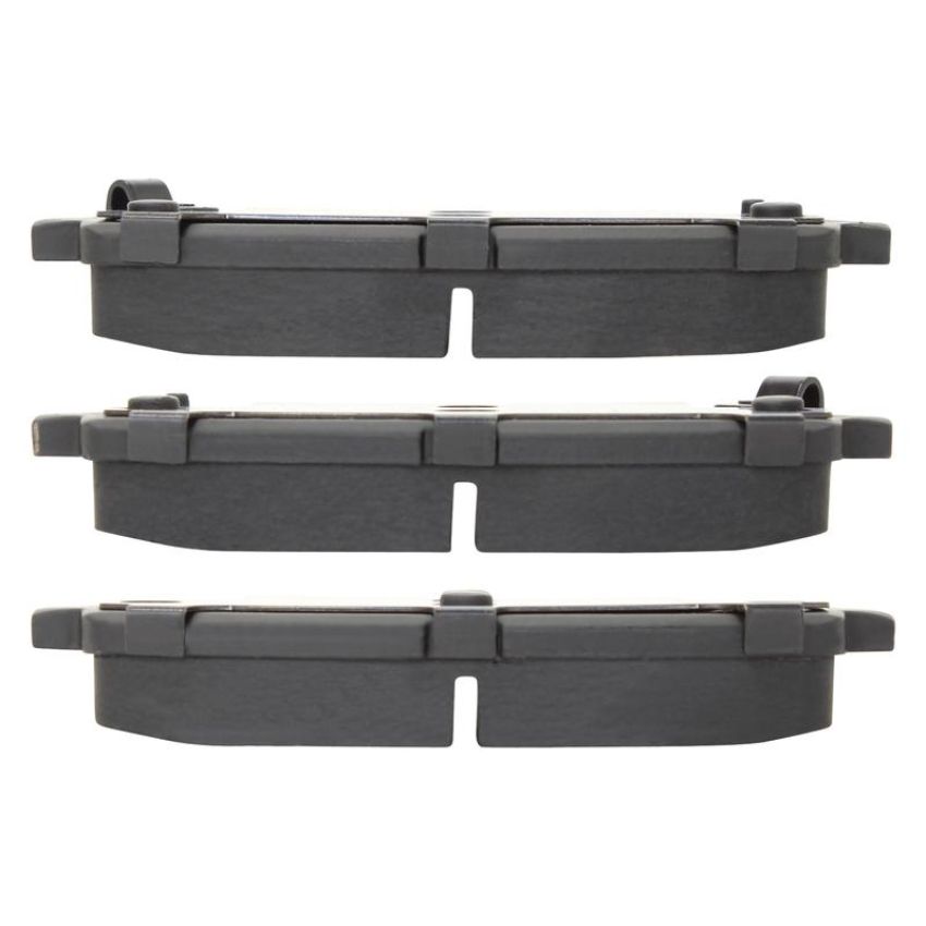 MPA 1003-1296C Quality-Built Black Series Ceramic Brake Pads w/ Hardware