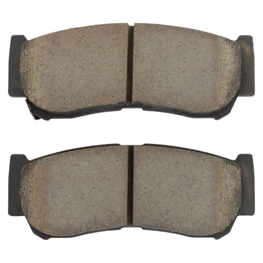 MPA 1003-1297C Quality-Built Black Series Ceramic Brake Pads w/ Hardware