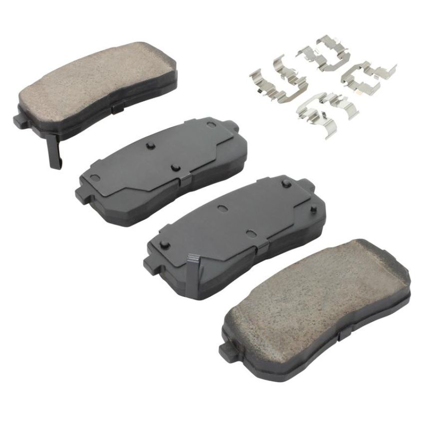 MPA 1003-1302C Quality-Built Black Series Ceramic Brake Pads w/ Hardware