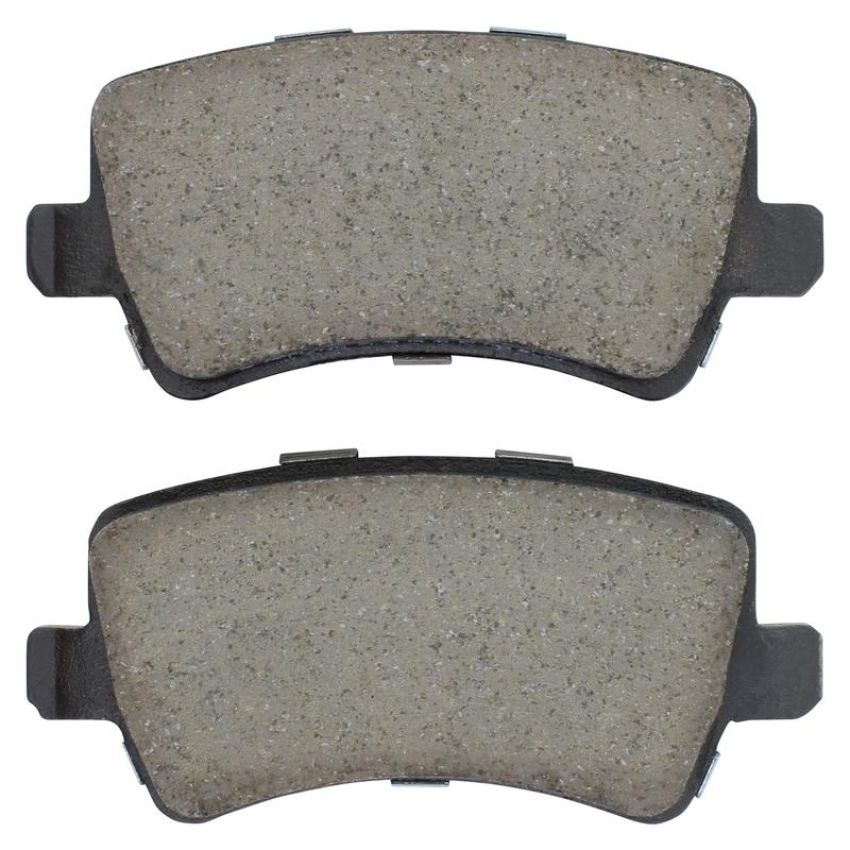 MPA 1003-1307AC Quality-Built Black Series Ceramic Brake Pads w/ Hardware