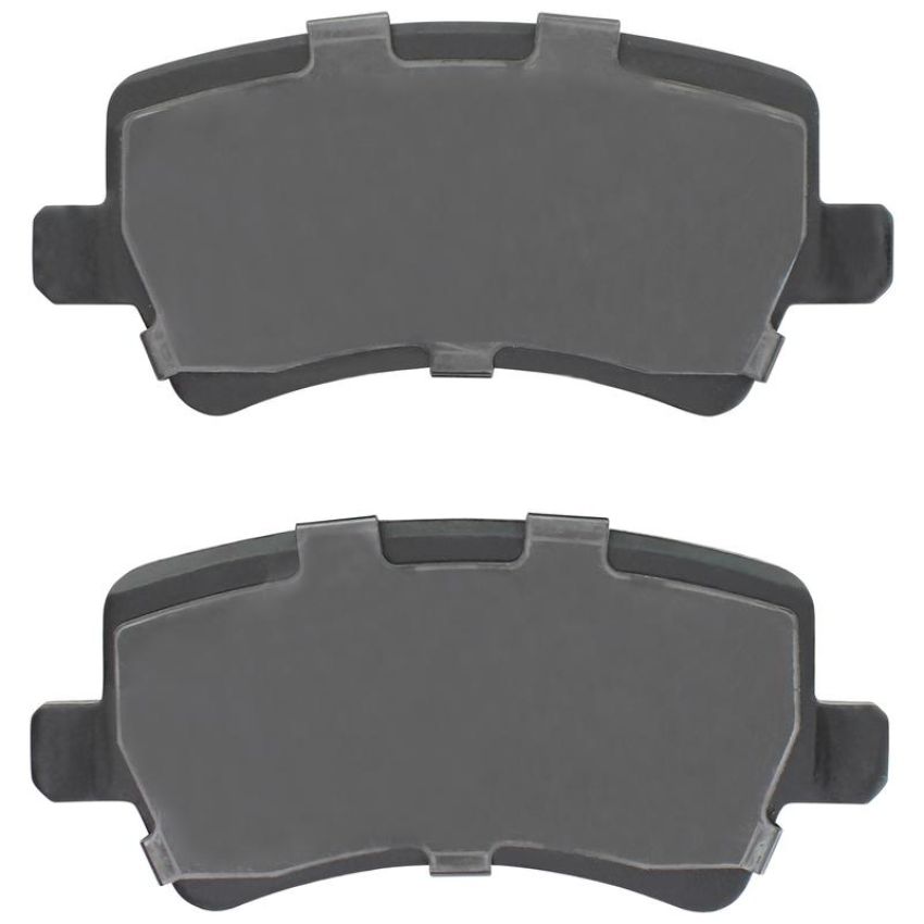 MPA 1003-1307AM Quality-Built Black Series Semi-Metallic Brake Pads w/ Hardware