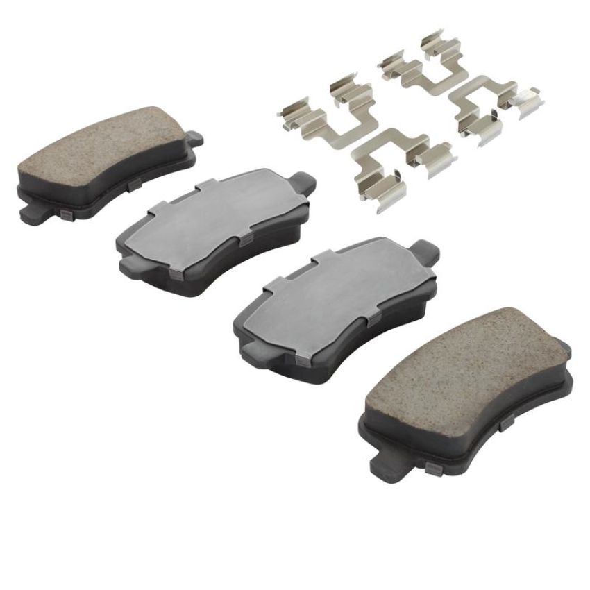 MPA 1003-1307C Quality-Built Black Series Ceramic Brake Pads w/ Hardware