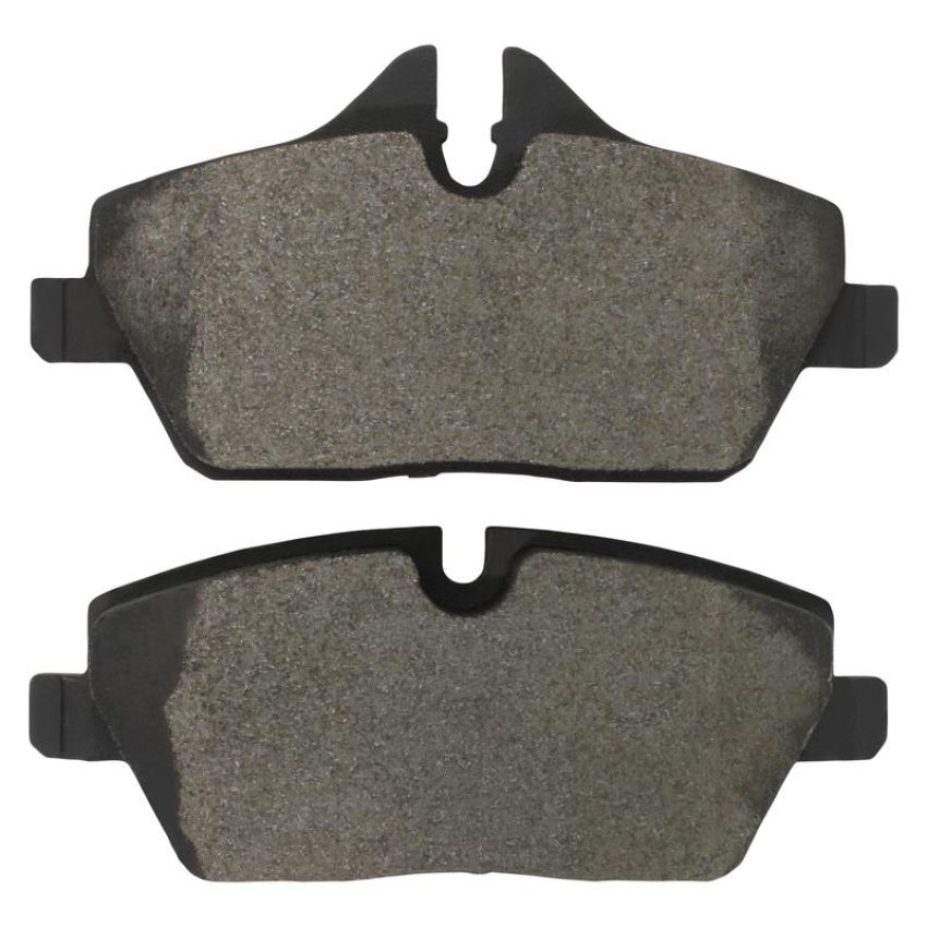 MPA 1003-1308AM Quality-Built Black Series Semi-Metallic Brake Pads w/ Hardware