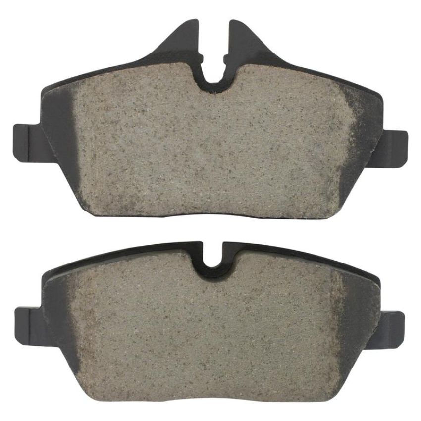 MPA 1003-1308BC Quality-Built Black Series Ceramic Brake Pads w/ Hardware