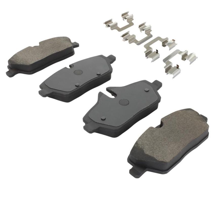 MPA 1003-1308C Quality-Built Black Series Ceramic Brake Pads w/ Hardware