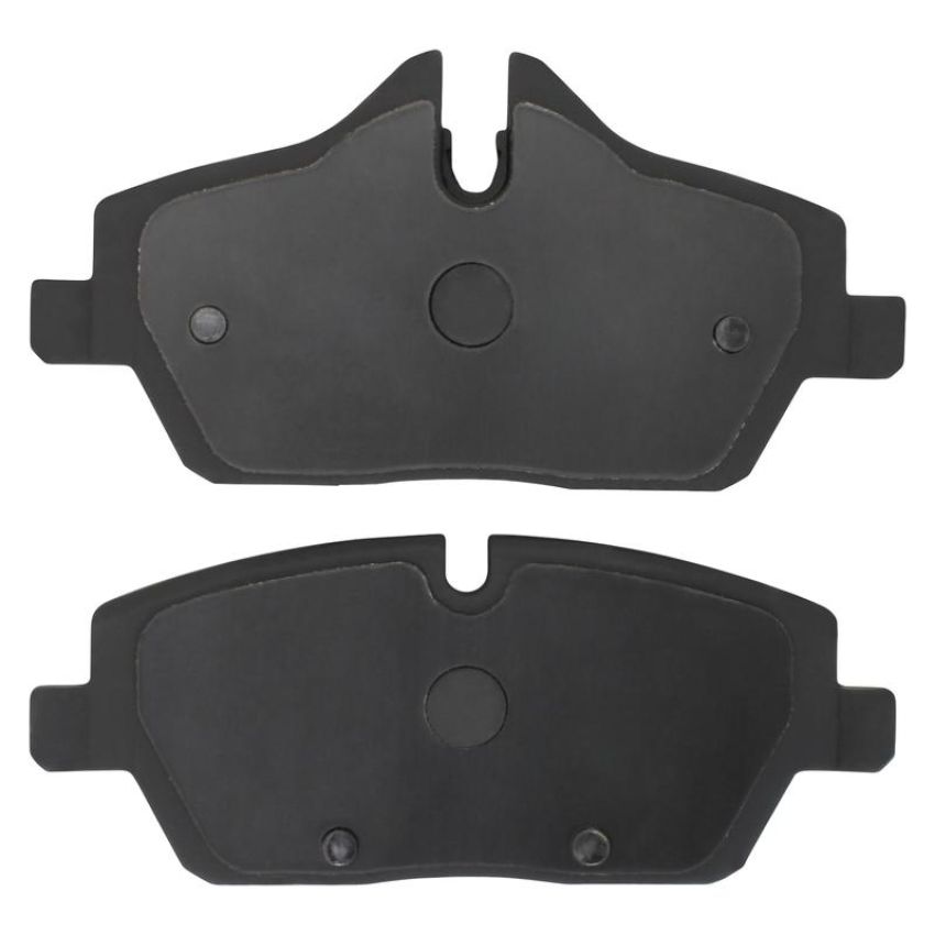 MPA 1003-1308M Quality-Built Black Series Semi-Metallic Brake Pads w/ Hardware