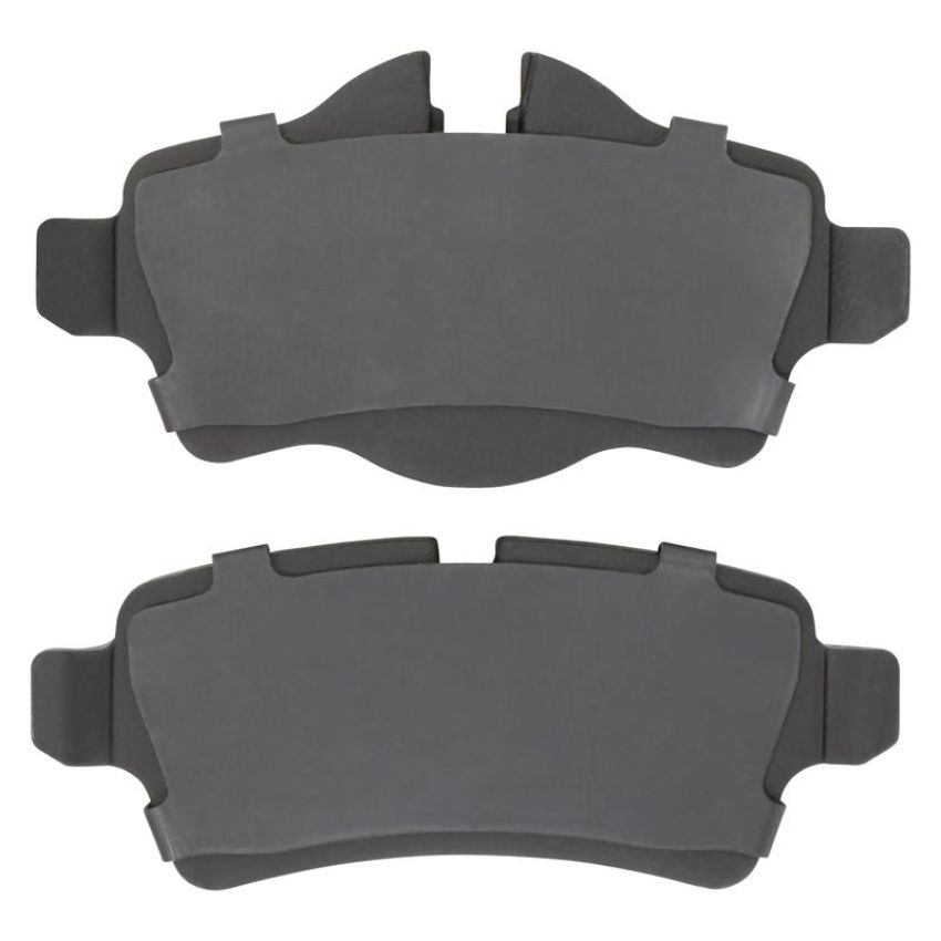 MPA 1003-1309M Quality-Built Black Series Semi-Metallic Brake Pads w/ Hardware