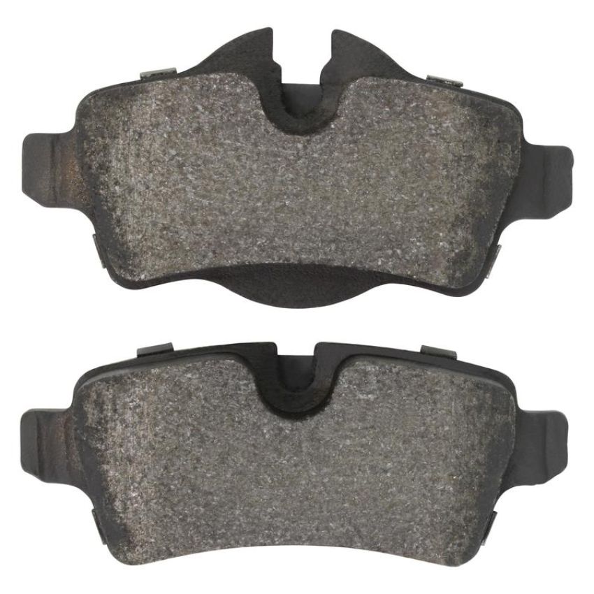 MPA 1003-1309M Quality-Built Black Series Semi-Metallic Brake Pads w/ Hardware