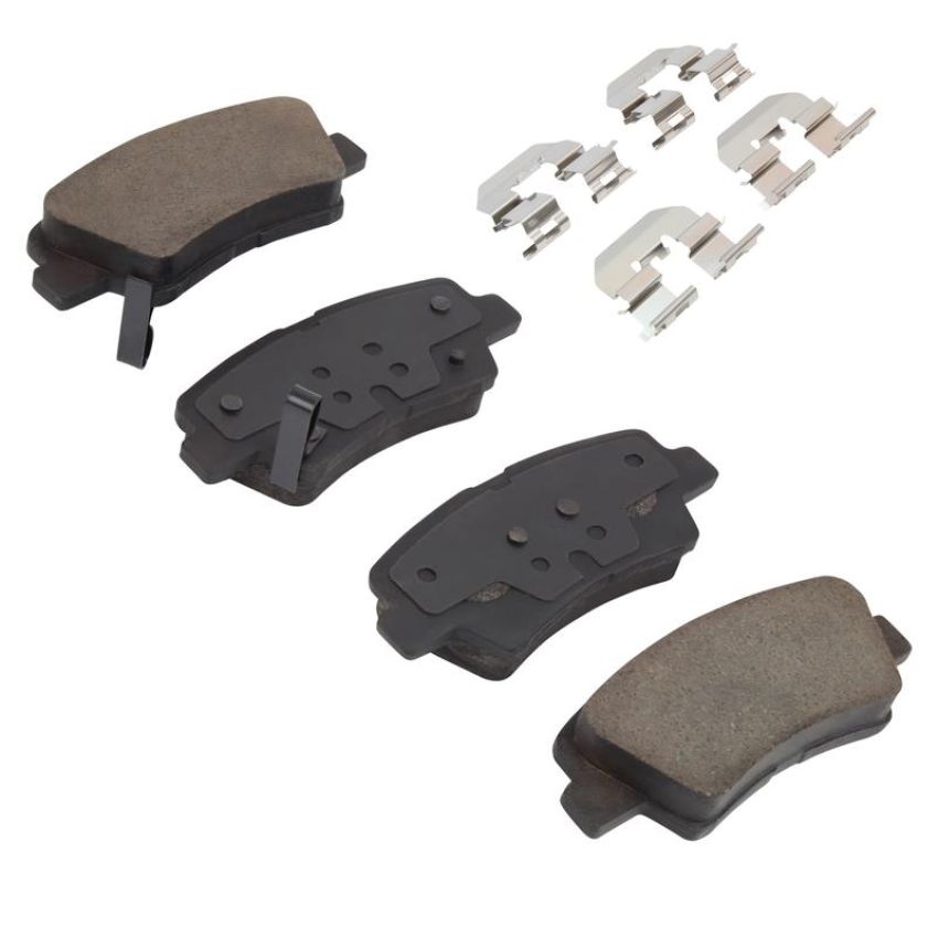 MPA 1003-1313C Quality-Built Black Series Ceramic Brake Pads w/ Hardware