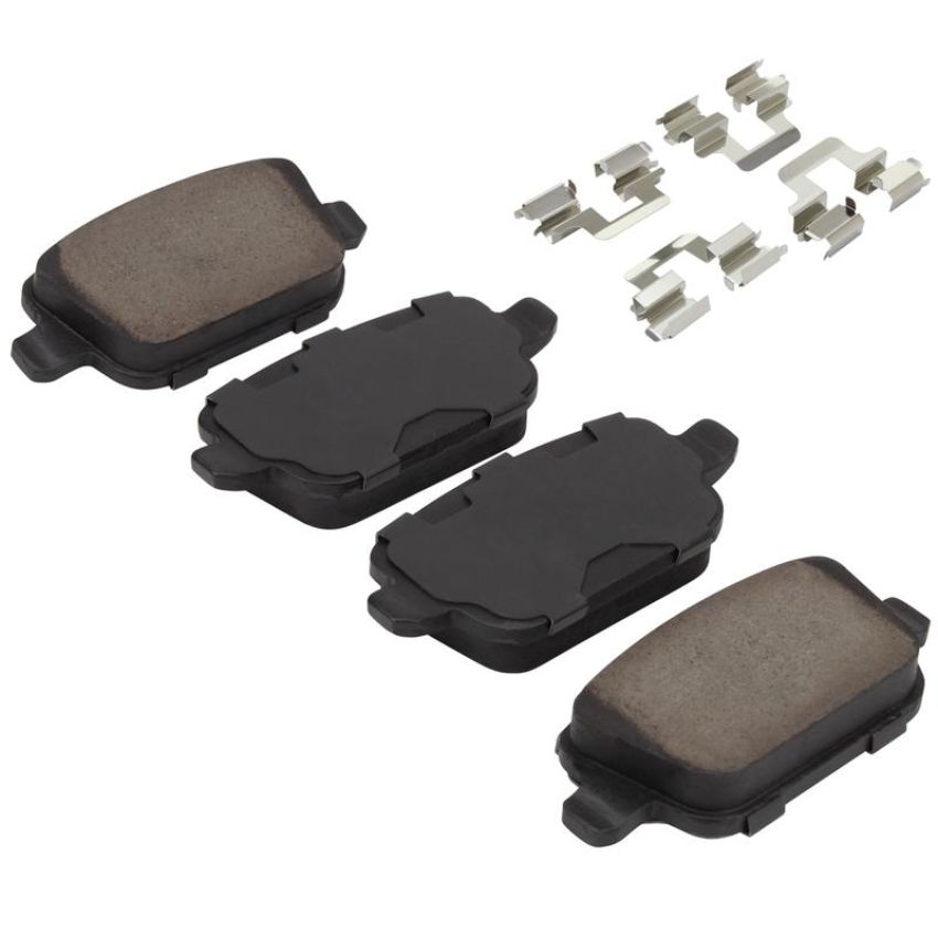 MPA 1003-1314C Quality-Built Black Series Ceramic Brake Pads w/ Hardware