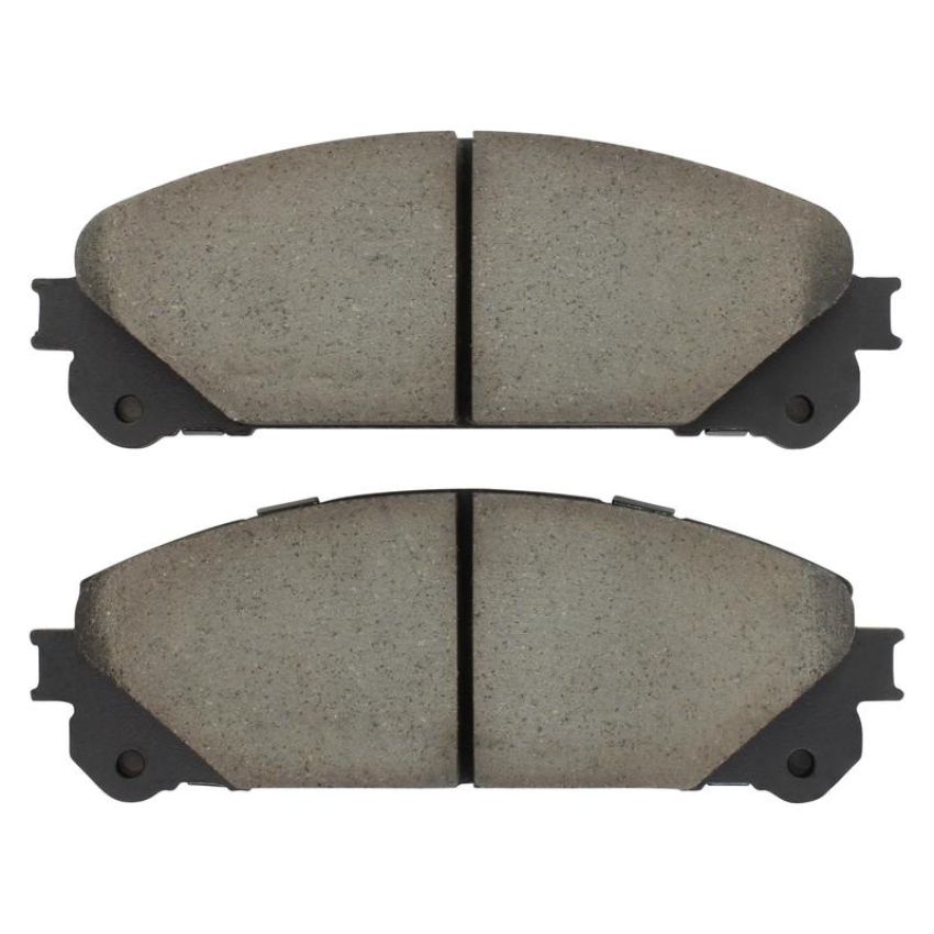 MPA 1003-1324C Quality-Built Black Series Ceramic Brake Pads w/ Hardware