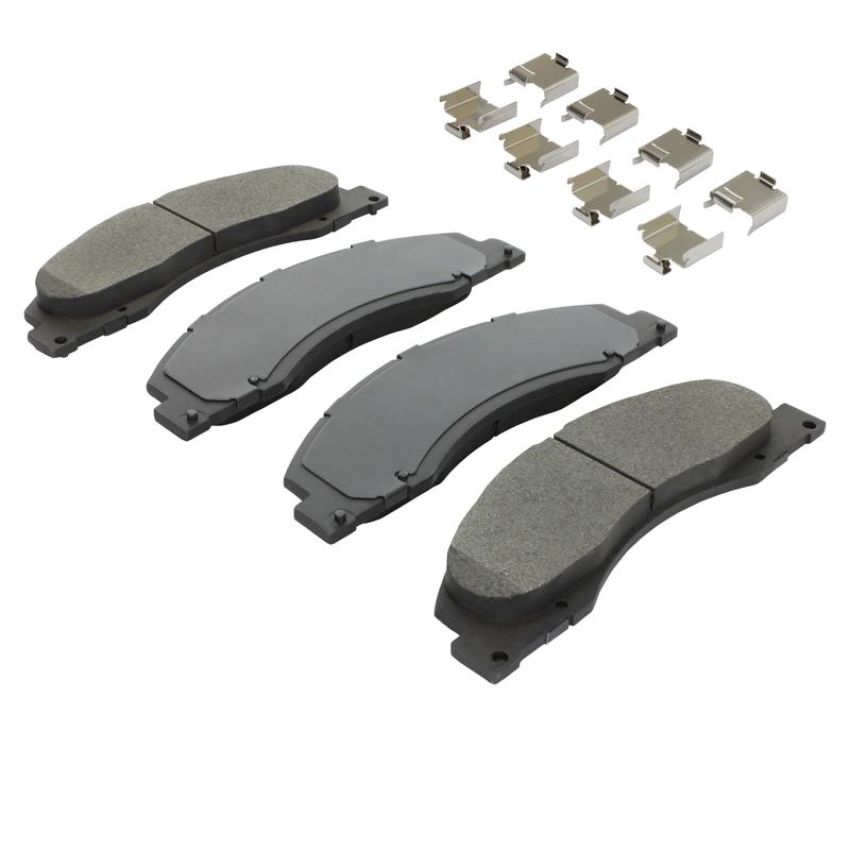 MPA 1003-1328M Quality-Built Black Series Semi-Metallic Brake Pads w/ Hardware