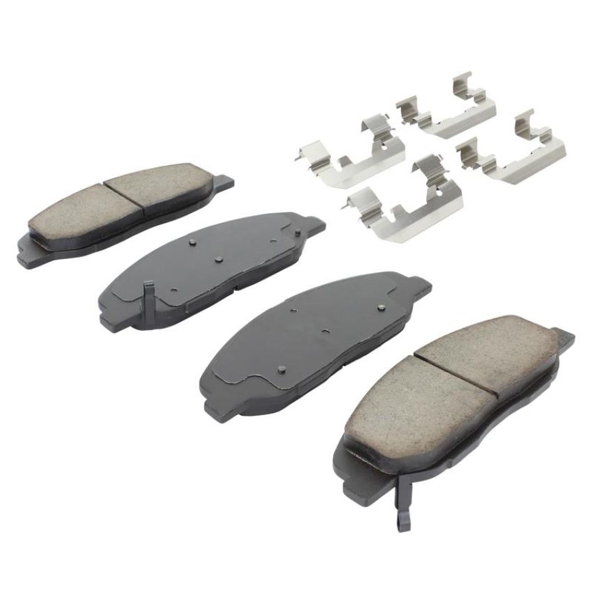 MPA 1003-1332C Quality-Built Black Series Ceramic Brake Pads w/ Hardware