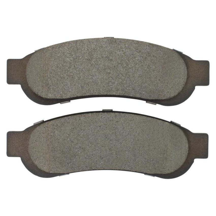 MPA 1003-1334M Quality-Built Black Series Semi-Metallic Brake Pads w/ Hardware