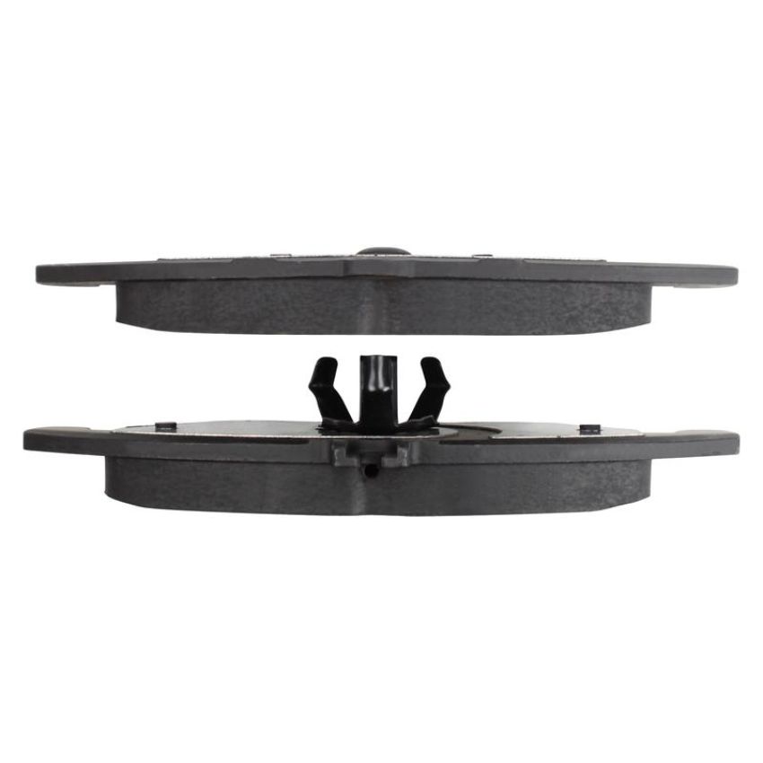 MPA 1003-1342M Quality-Built Black Series Semi-Metallic Brake Pads w/ Hardware