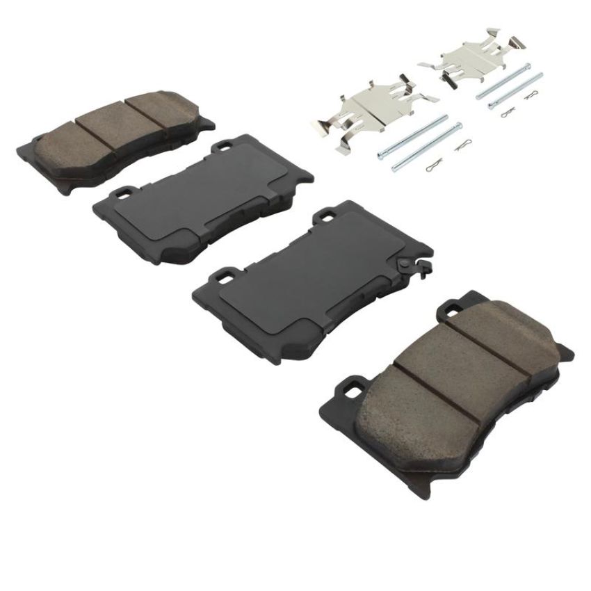 MPA 1003-1346C Quality-Built Black Series Ceramic Brake Pads w/ Hardware