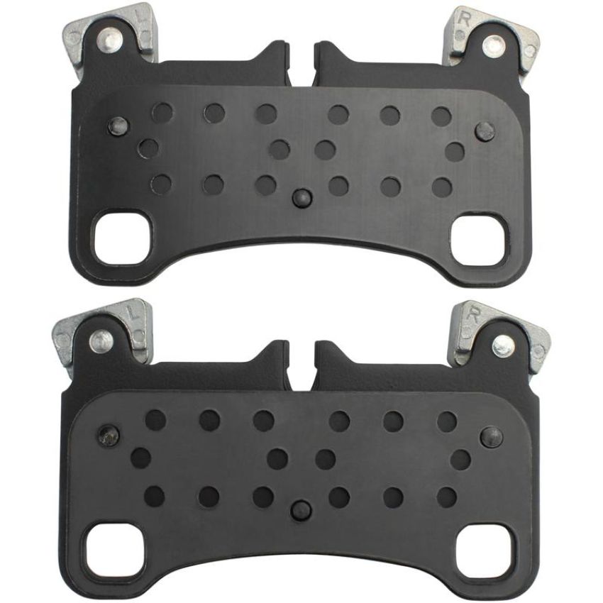 MPA 1003-1350M Quality-Built Black Series Semi-Metallic Brake Pads w/ Hardware