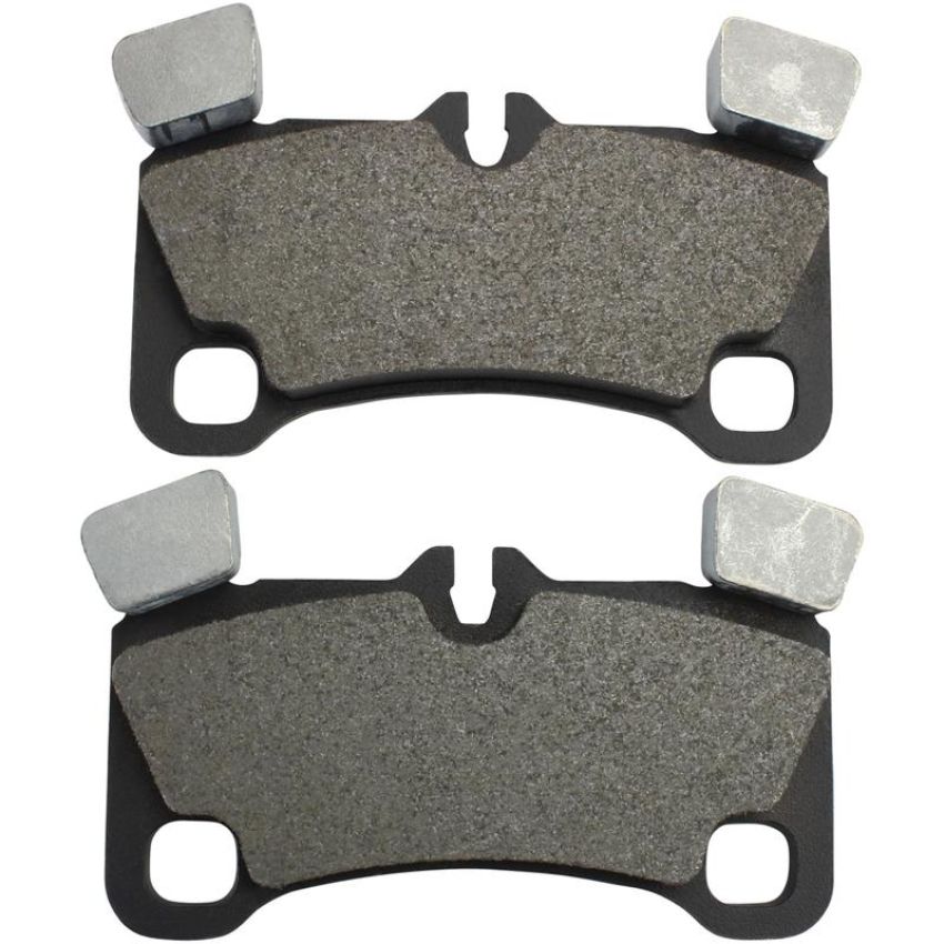 MPA 1003-1350M Quality-Built Black Series Semi-Metallic Brake Pads w/ Hardware