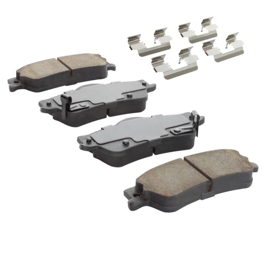 MPA 1003-1352C Quality-Built Black Series Ceramic Brake Pads w/ Hardware