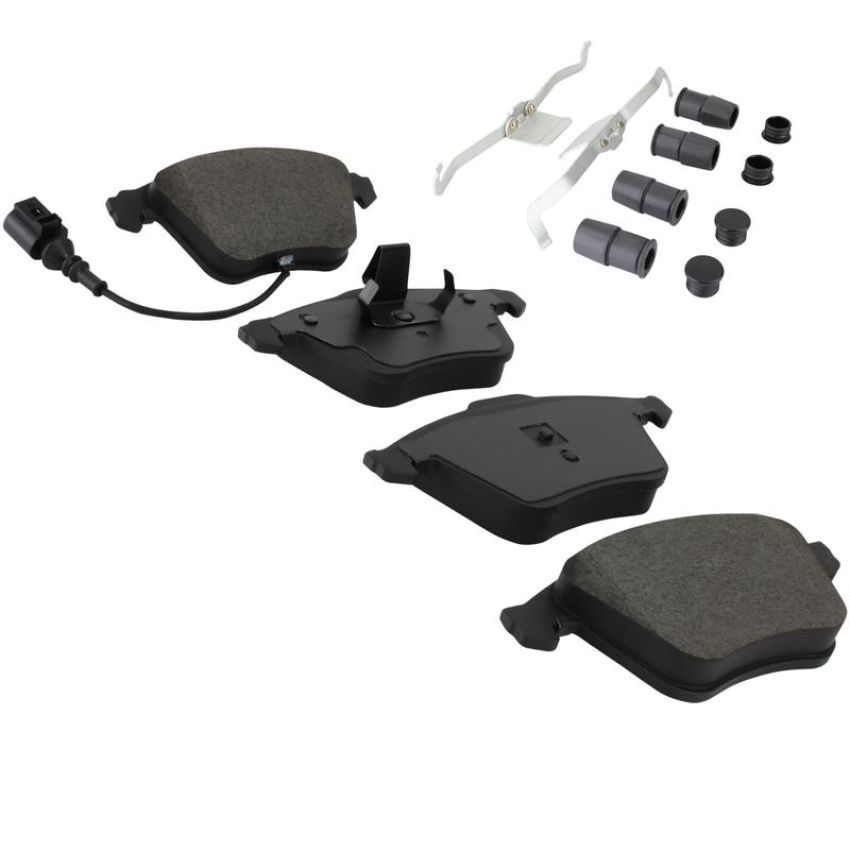 MPA 1003-1359M Quality-Built Black Series Semi-Metallic Brake Pads w/ Hardware