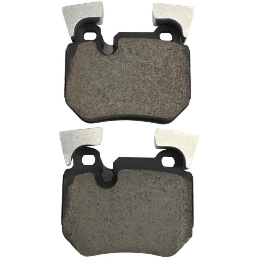 MPA 1003-1372C Quality-Built Black Series Ceramic Brake Pads w/ Hardware