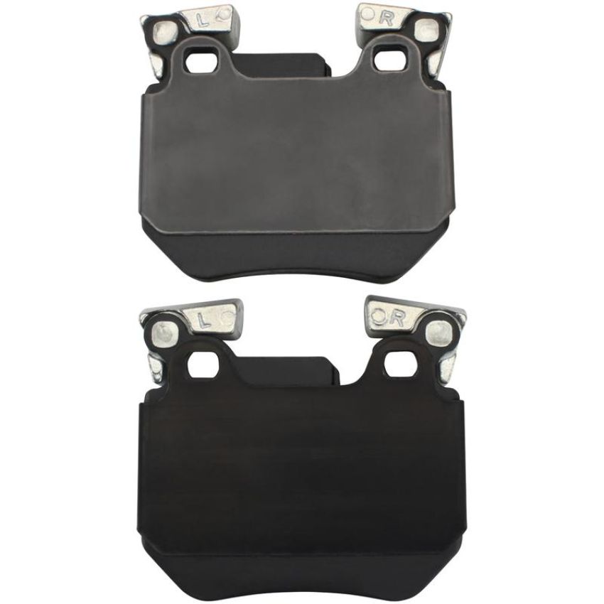 MPA 1003-1372M Quality-Built Black Series Semi-Metallic Brake Pads w/ Hardware