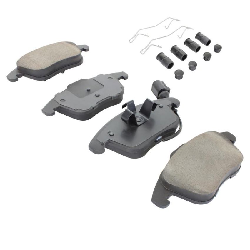 MPA 1003-1375C Quality-Built Black Series Ceramic Brake Pads w/ Hardware