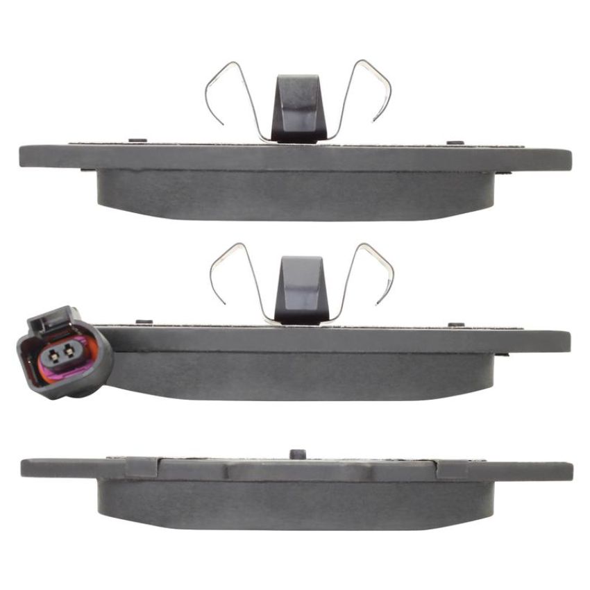 MPA 1003-1375C Quality-Built Black Series Ceramic Brake Pads w/ Hardware