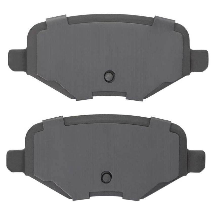 MPA 1003-1377C Quality-Built Black Series Ceramic Brake Pads w/ Hardware