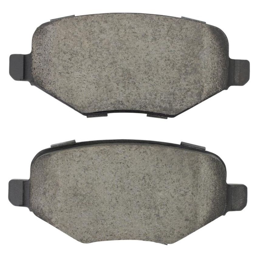 MPA 1003-1377C Quality-Built Black Series Ceramic Brake Pads w/ Hardware
