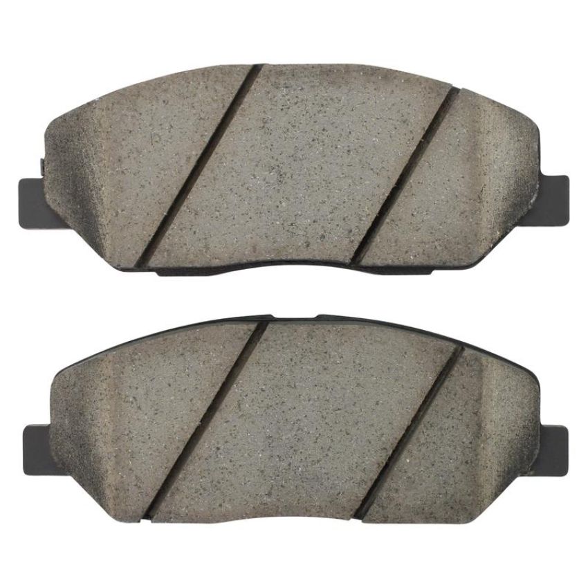 MPA 1003-1384C Quality-Built Black Series Ceramic Brake Pads w/ Hardware