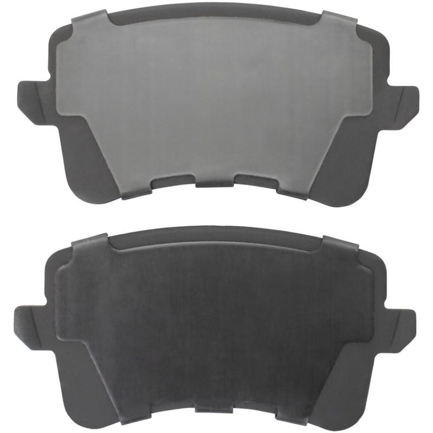 MPA 1003-1386AM Quality-Built Black Series Semi-Metallic Brake Pads w/ Hardware