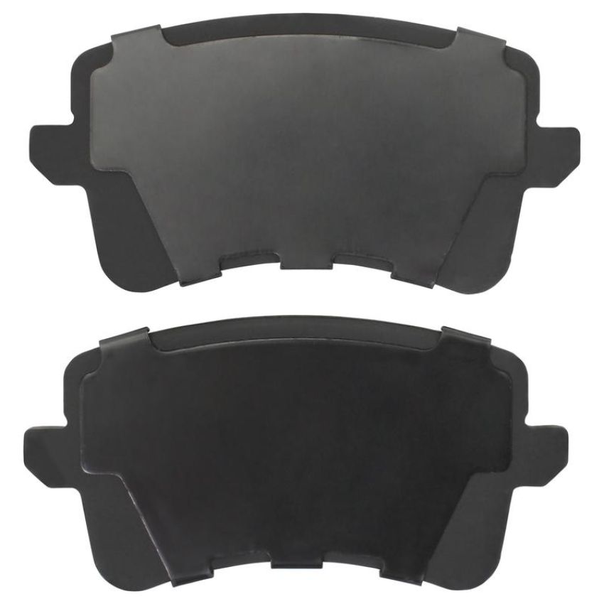 MPA 1003-1386M Quality-Built Black Series Semi-Metallic Brake Pads w/ Hardware