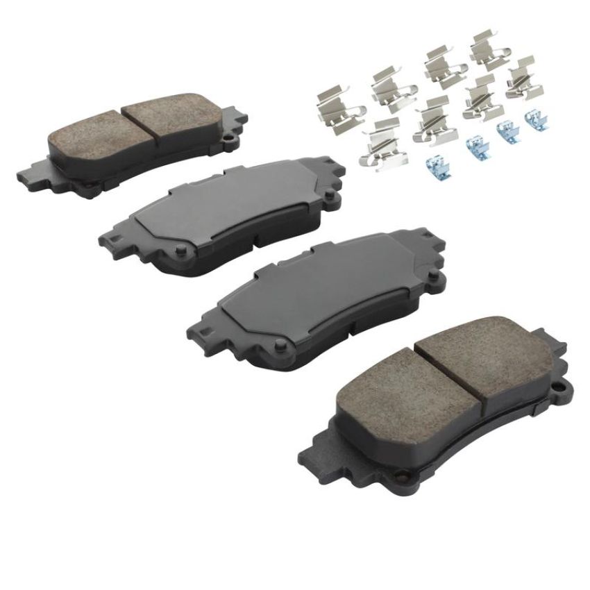 MPA 1003-1391C Quality-Built Black Series Ceramic Brake Pads w/ Hardware